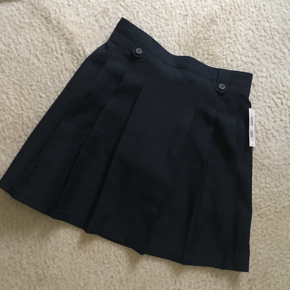 Girl  navy unform skirt skort